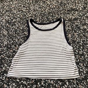 Striped Crop Top